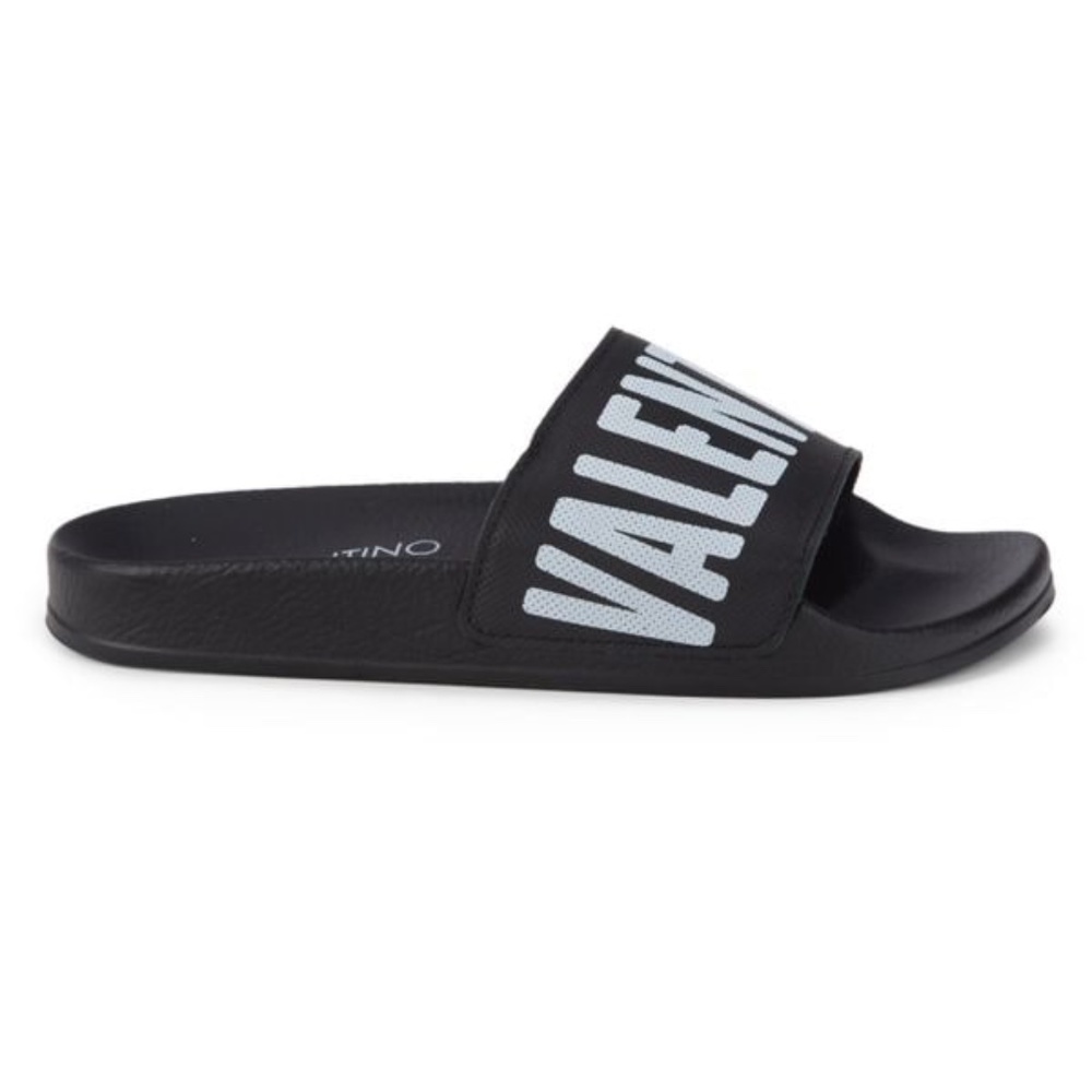 Valentino by Mario Valentino Women's Logo Spa Slides
